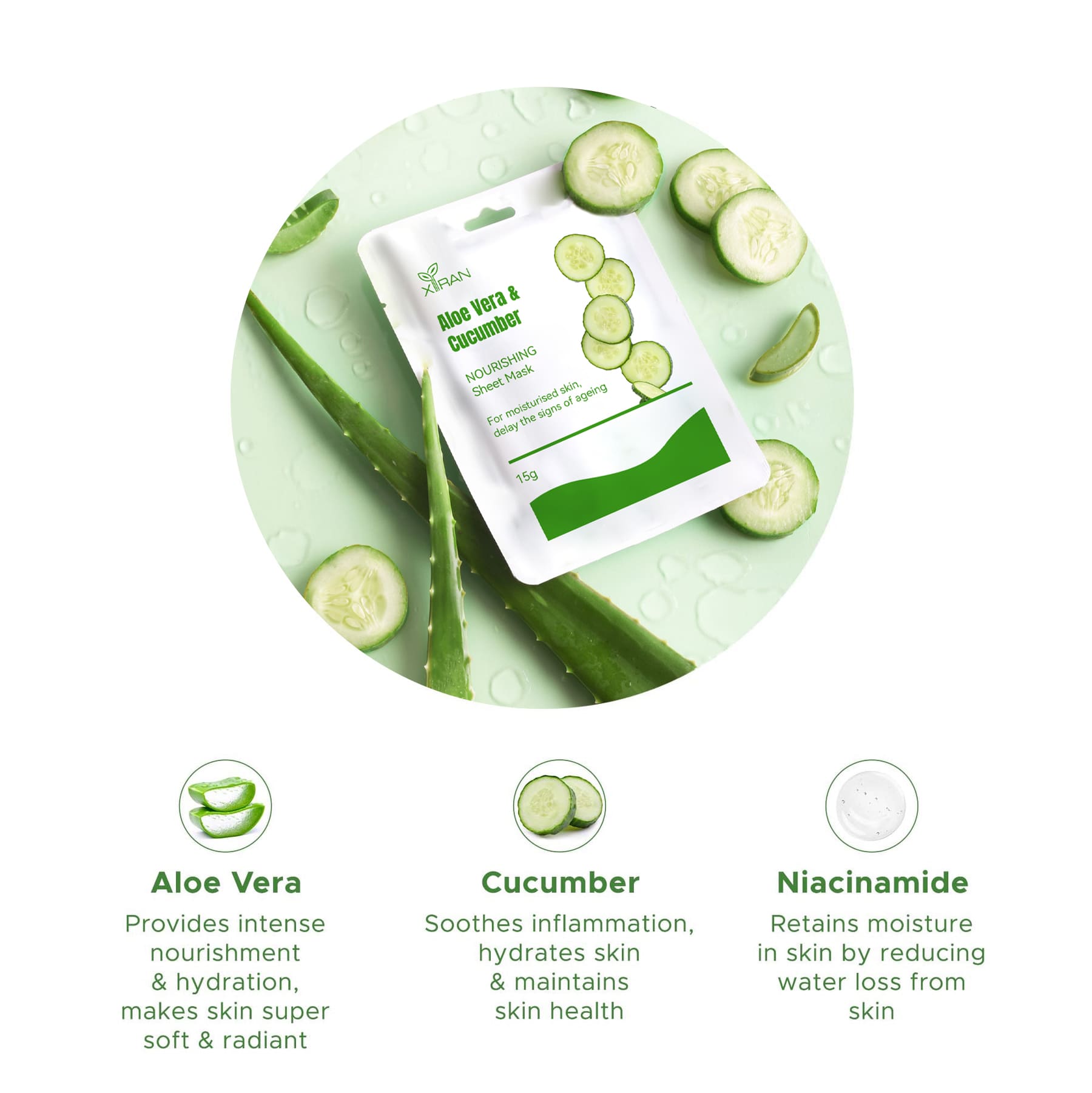 Aloe Vera & Cucumber Sheet Mask